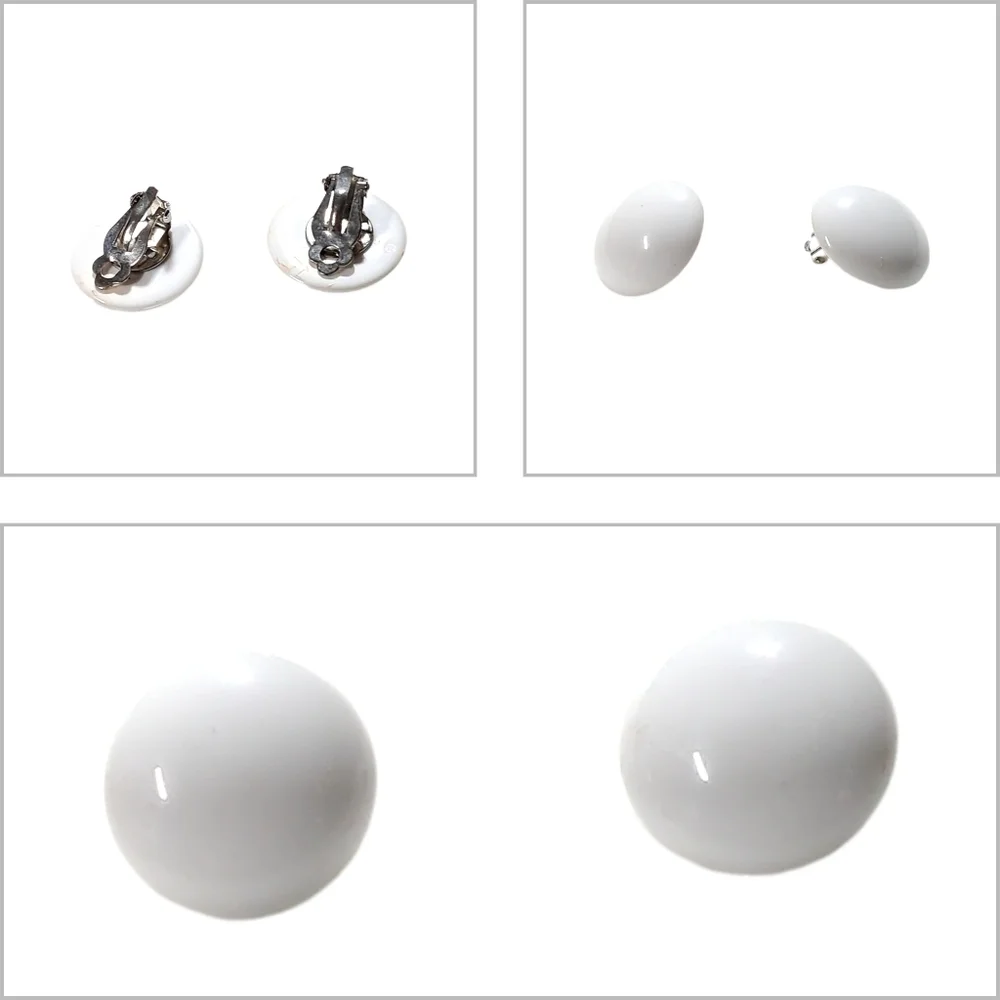Four Pairs Mixed Fashion Earrings Bundle Clip-On & Pierced